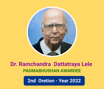 Dr. R. D. Lele Oration 2022.