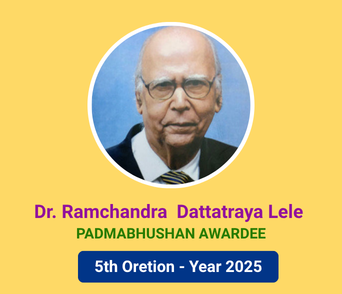 Dr. R. D. Lele Oration 2025.
