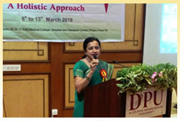 Womens health conference at DY Patil Medical college Pune.