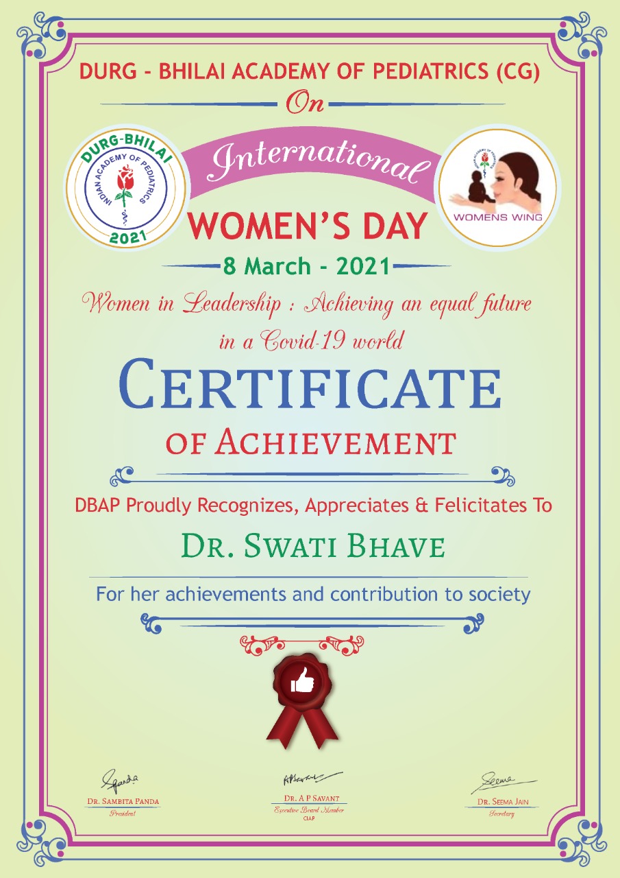 IAP DURG-BHILAI ACADEMY OF PEDIATRICS