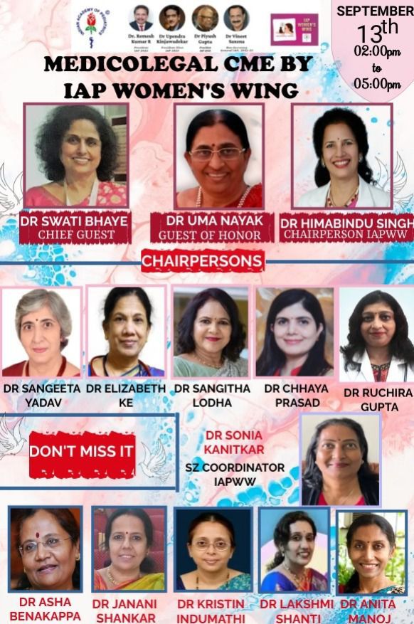 Medicolegal CME by IAP Women's Wing