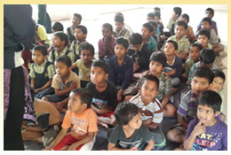 RCPK Rotary club of Pune Kothrud - program School for orphan children
